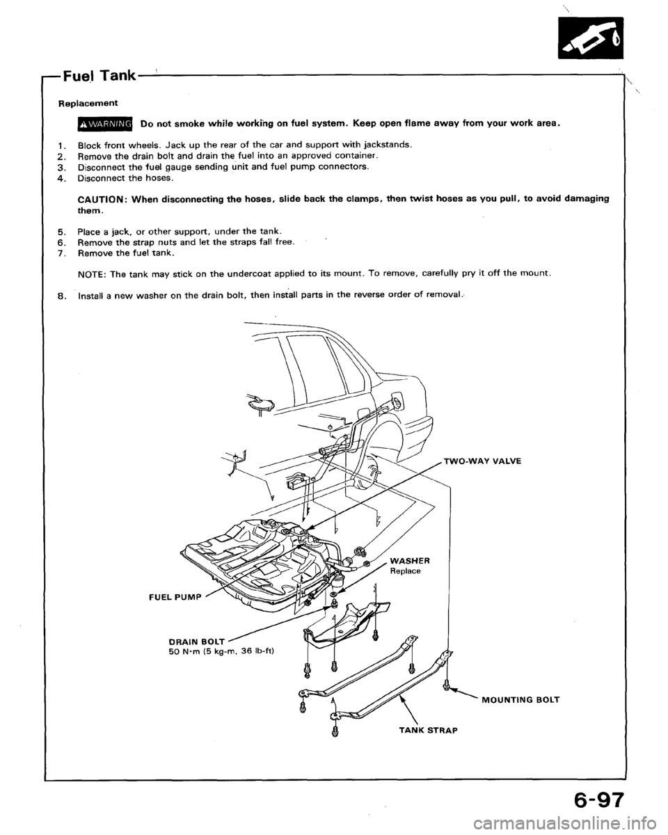 HONDA ACCORD 1992 CB / 4.G Workshop Manual 
