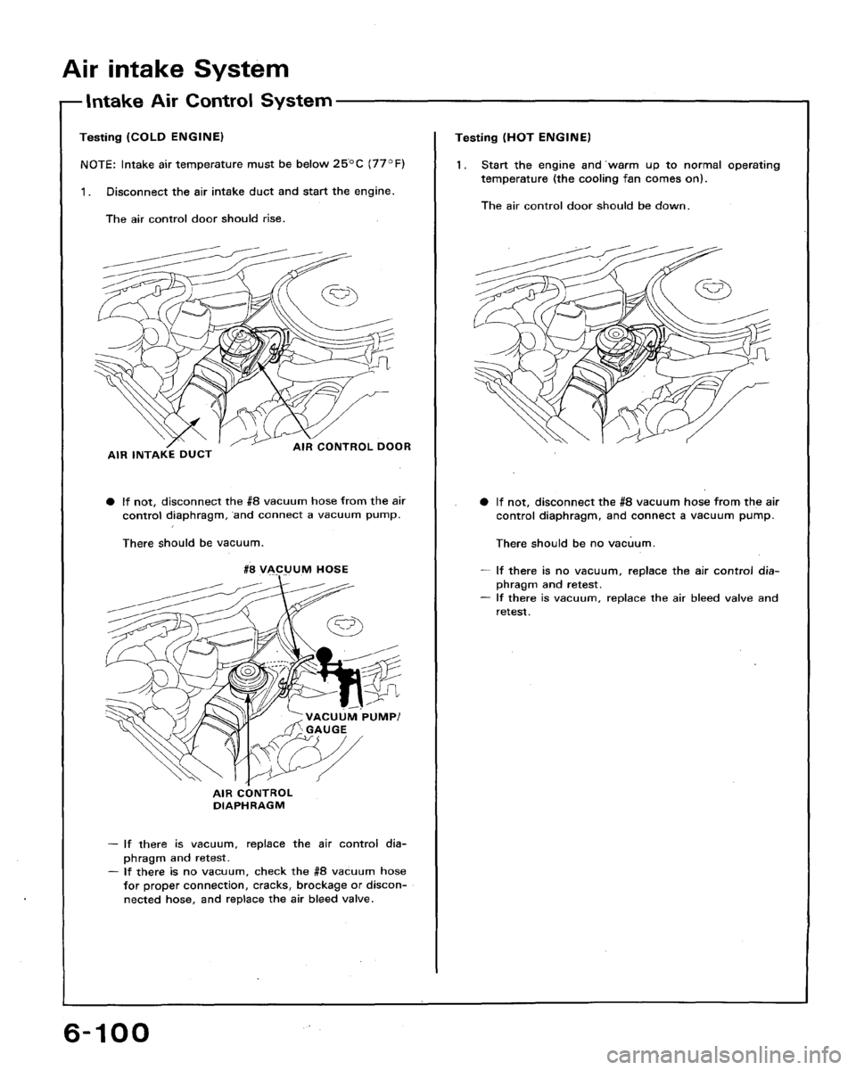 HONDA ACCORD 1992 CB / 4.G Workshop Manual 