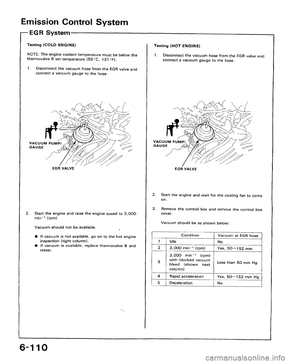 HONDA ACCORD 1992 CB / 4.G Workshop Manual 