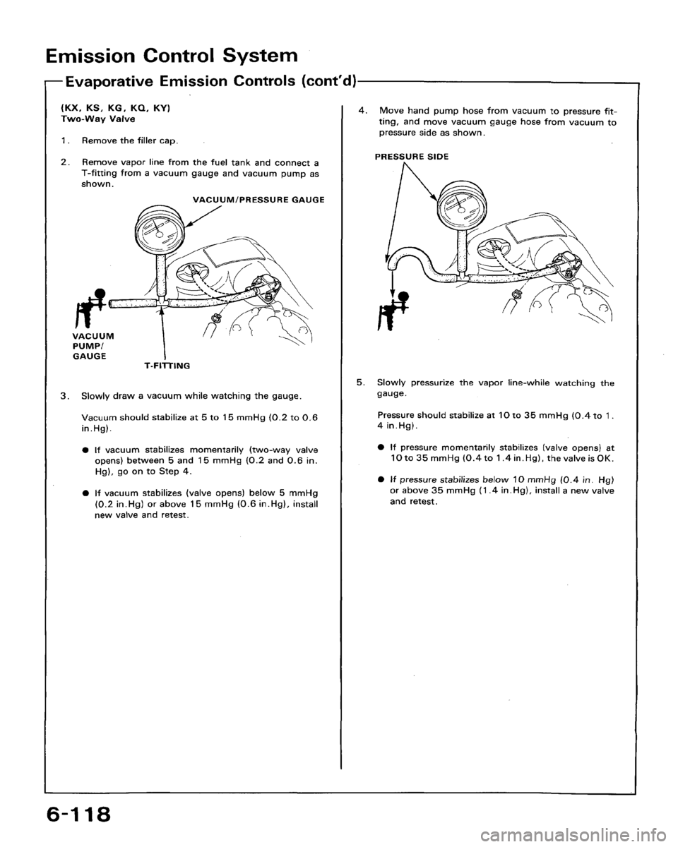HONDA ACCORD 1992 CB / 4.G Workshop Manual 
