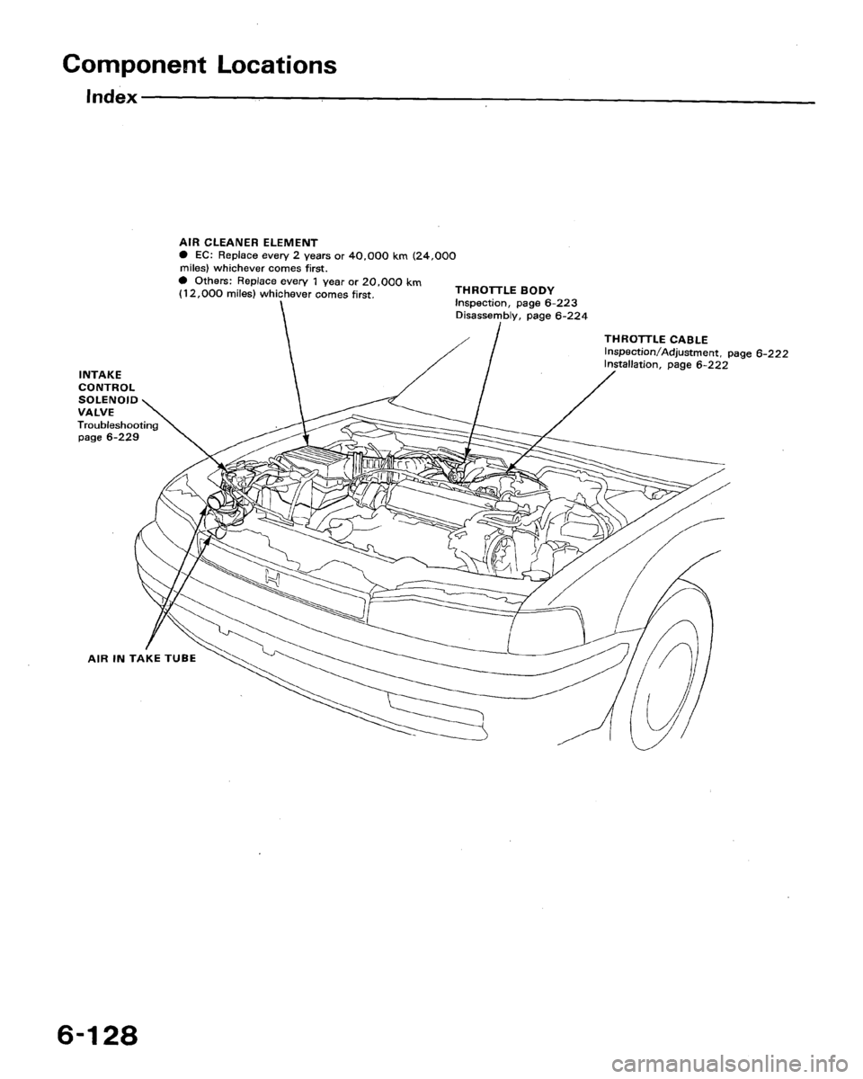 HONDA ACCORD 1992 CB / 4.G Workshop Manual 