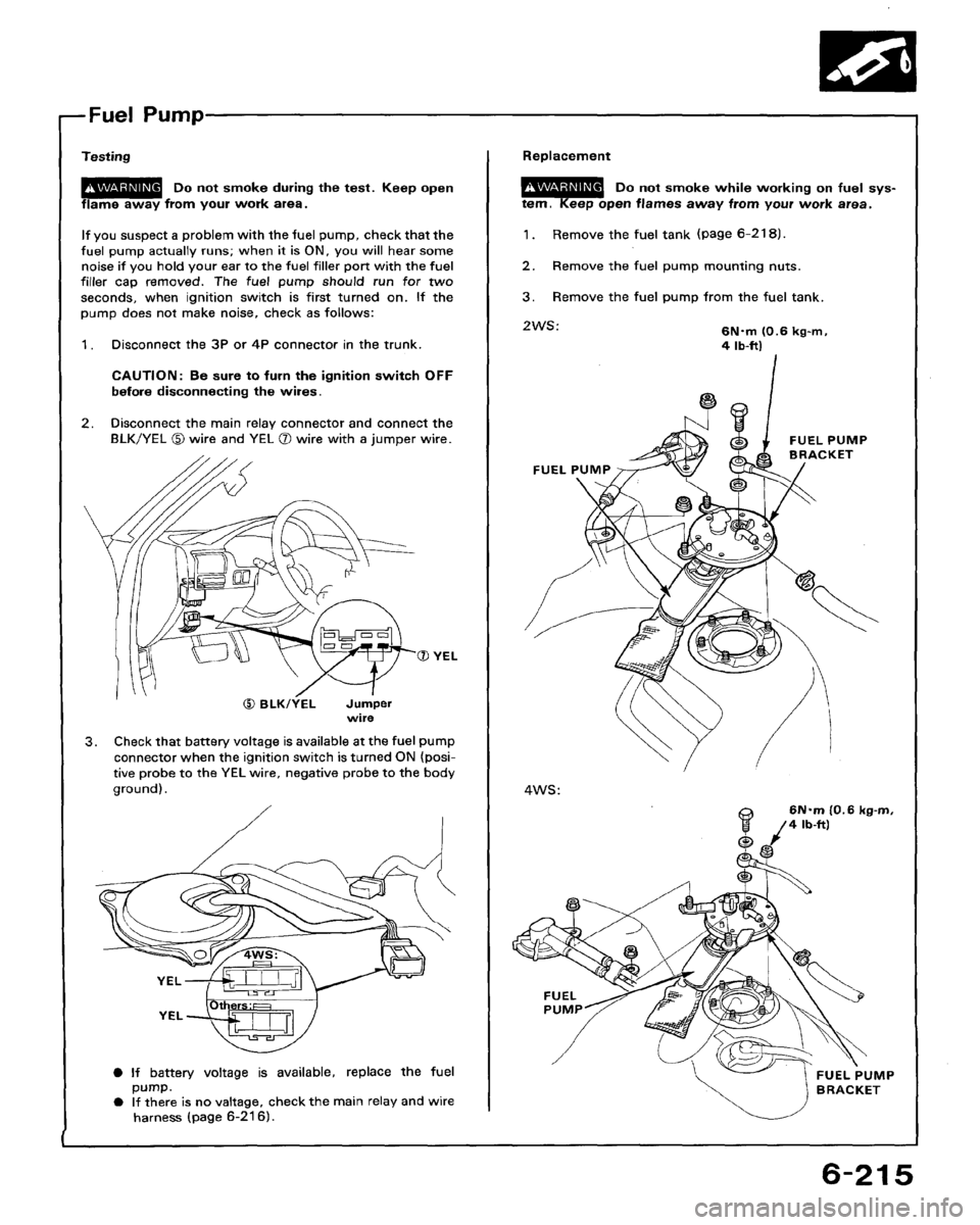 HONDA ACCORD 1992 CB / 4.G Workshop Manual 