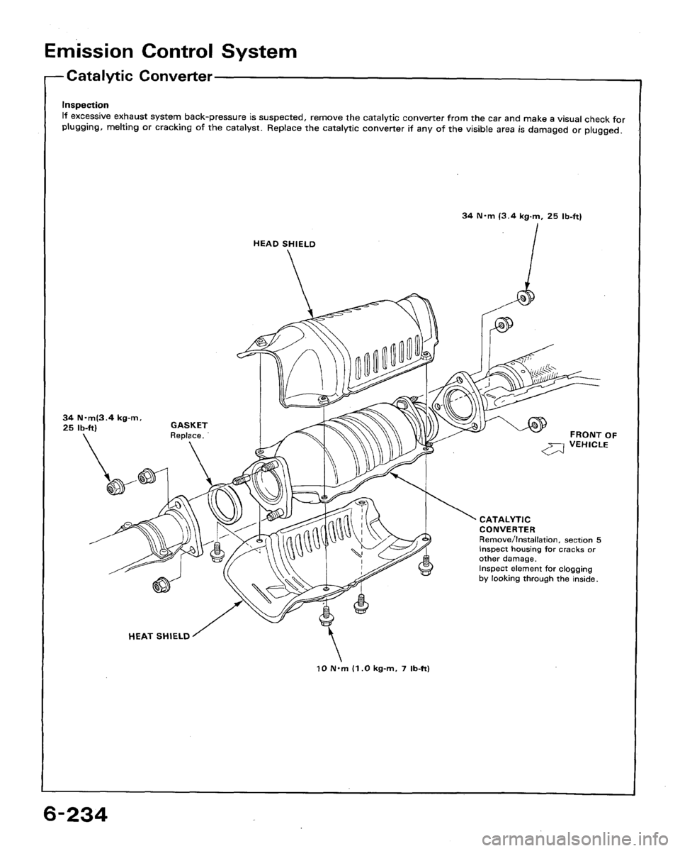 HONDA ACCORD 1992 CB / 4.G Workshop Manual 