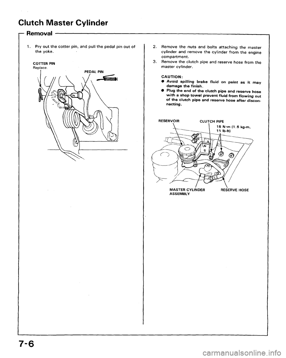 HONDA ACCORD 1992 CB / 4.G Workshop Manual 