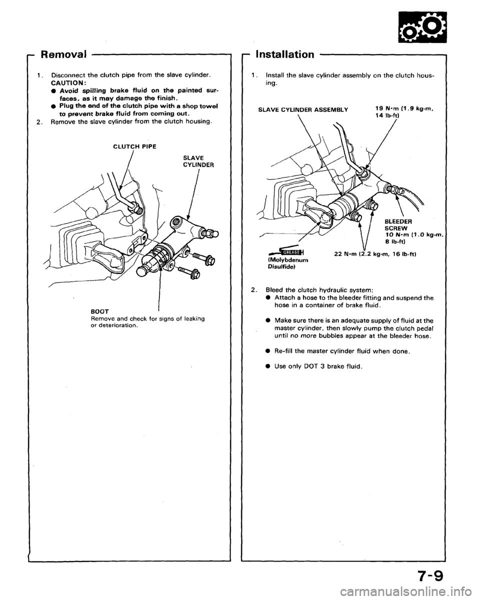 HONDA ACCORD 1992 CB / 4.G Workshop Manual 