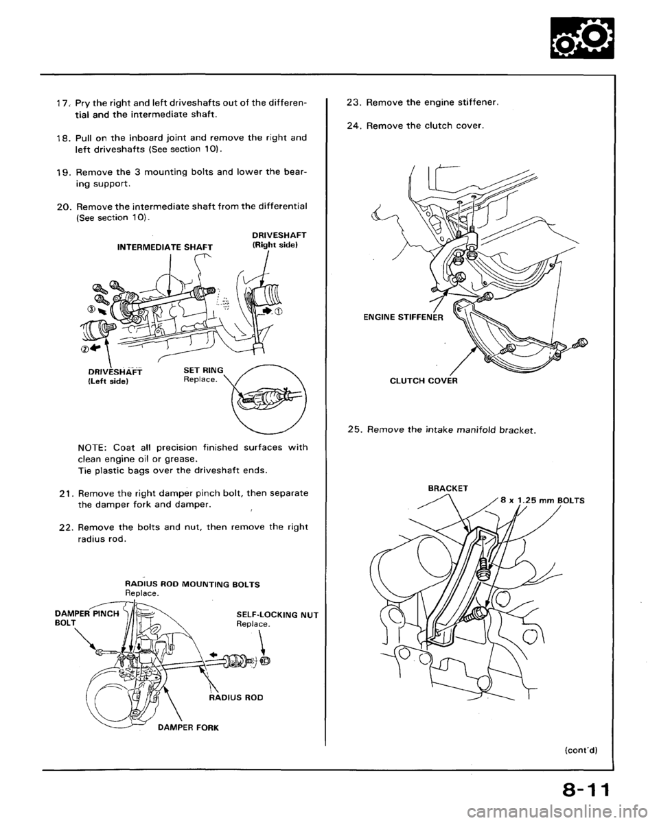 HONDA ACCORD 1992 CB / 4.G Workshop Manual 