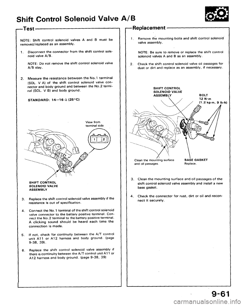 HONDA ACCORD 1992 CB / 4.G Workshop Manual 