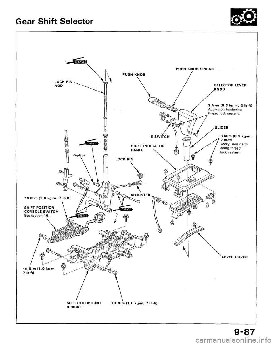 HONDA ACCORD 1992 CB / 4.G Workshop Manual 