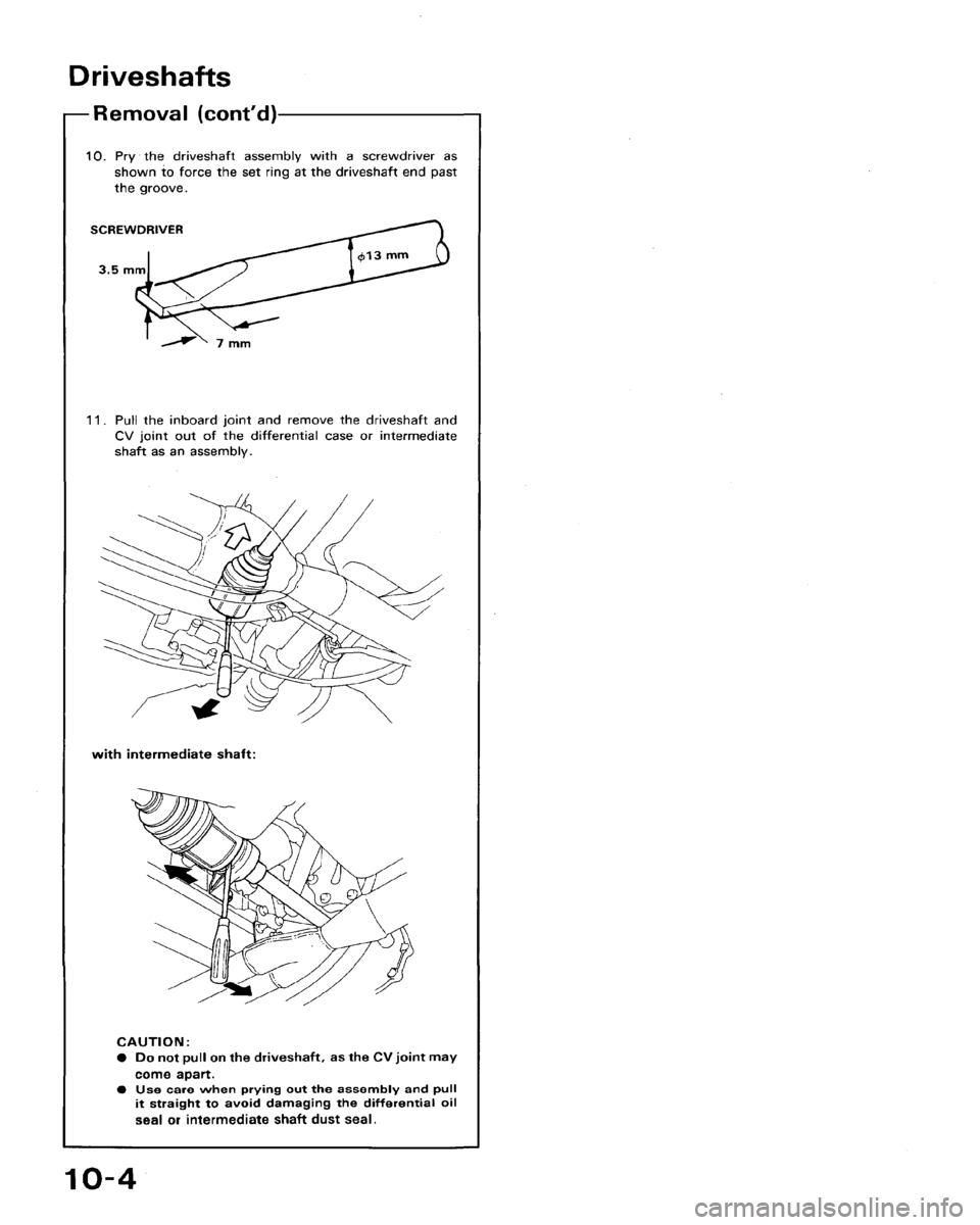 HONDA ACCORD 1992 CB / 4.G Workshop Manual 