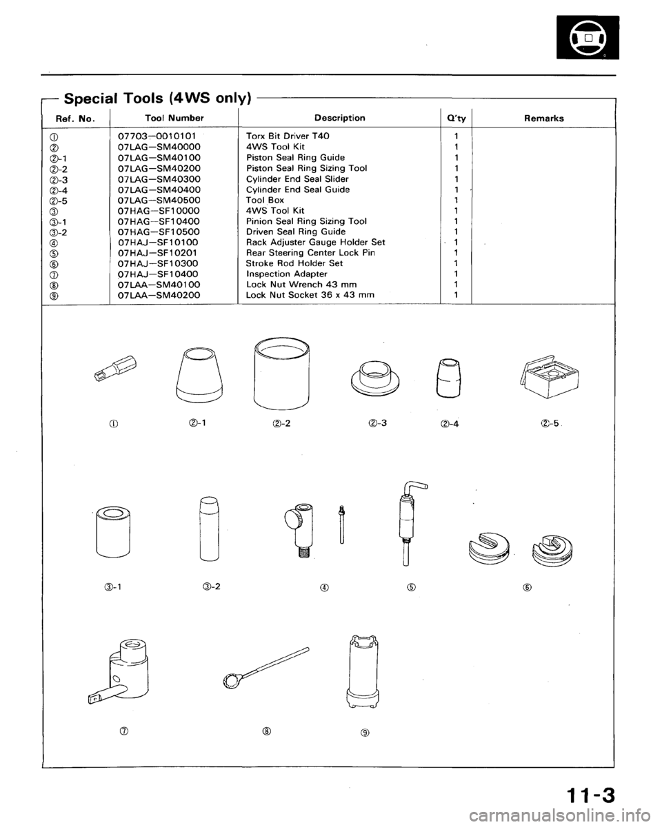 HONDA ACCORD 1992 CB / 4.G Workshop Manual 