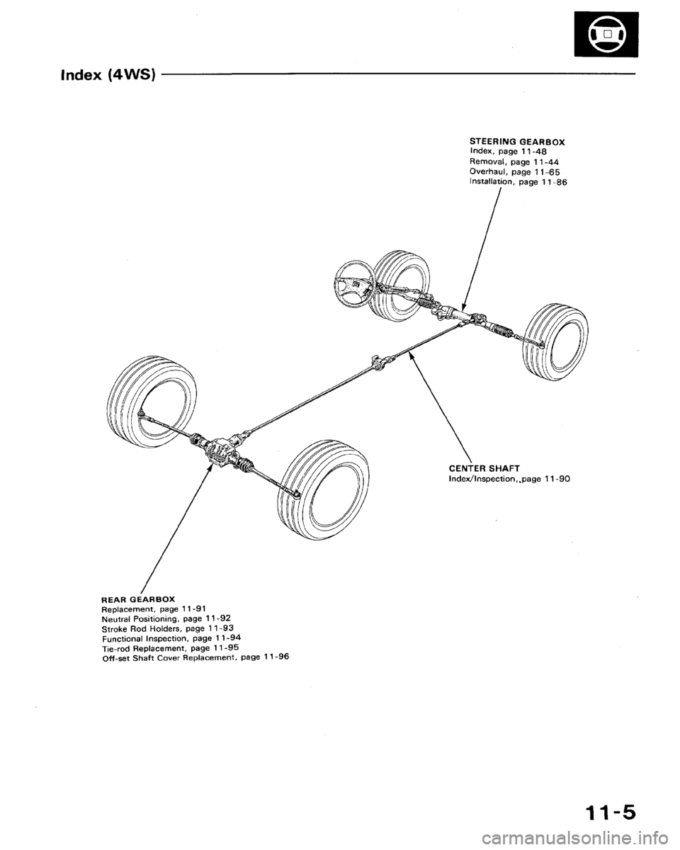 HONDA ACCORD 1992 CB / 4.G Workshop Manual 