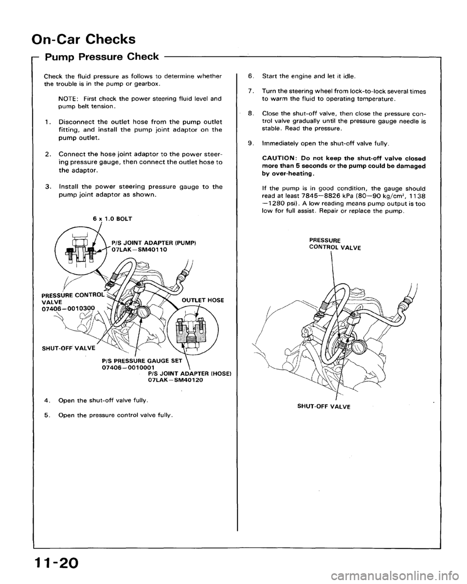 HONDA ACCORD 1992 CB / 4.G Workshop Manual 