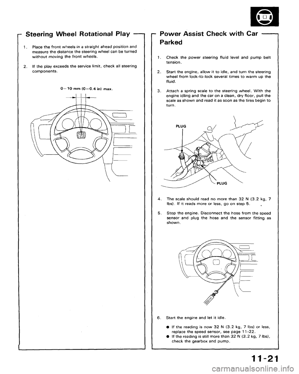 HONDA ACCORD 1992 CB / 4.G Workshop Manual 