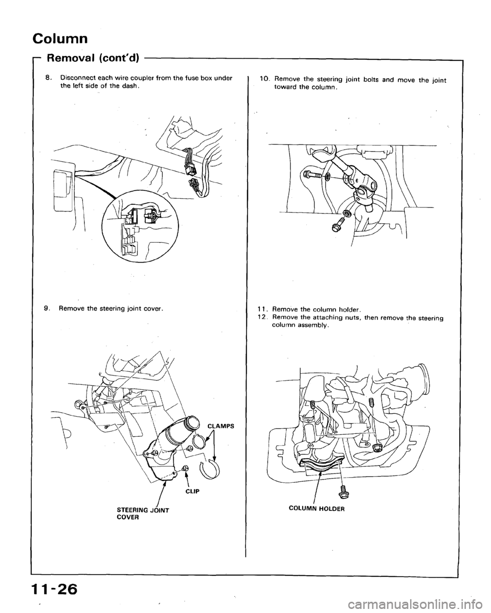 HONDA ACCORD 1992 CB / 4.G Workshop Manual 