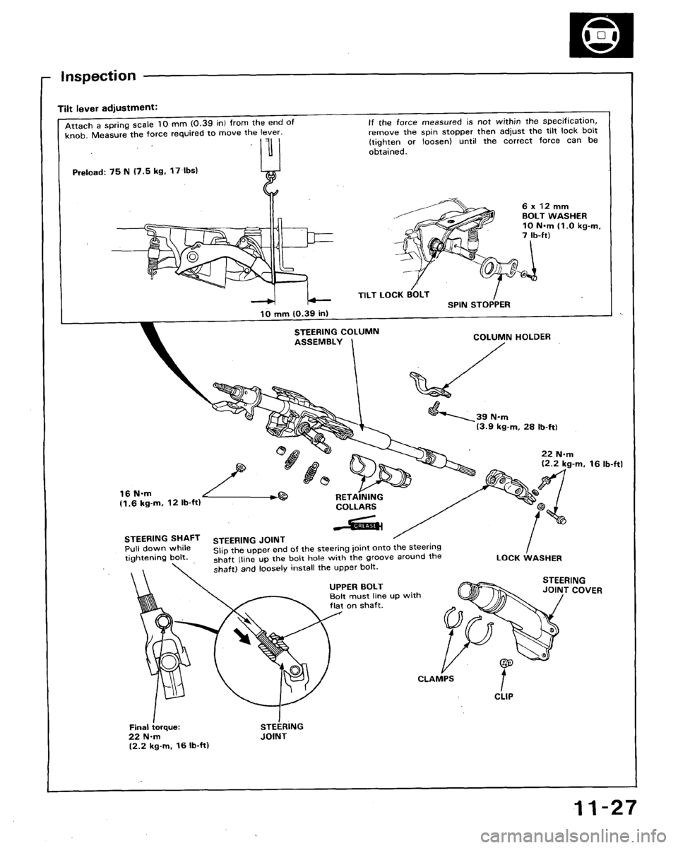 HONDA ACCORD 1992 CB / 4.G Workshop Manual 