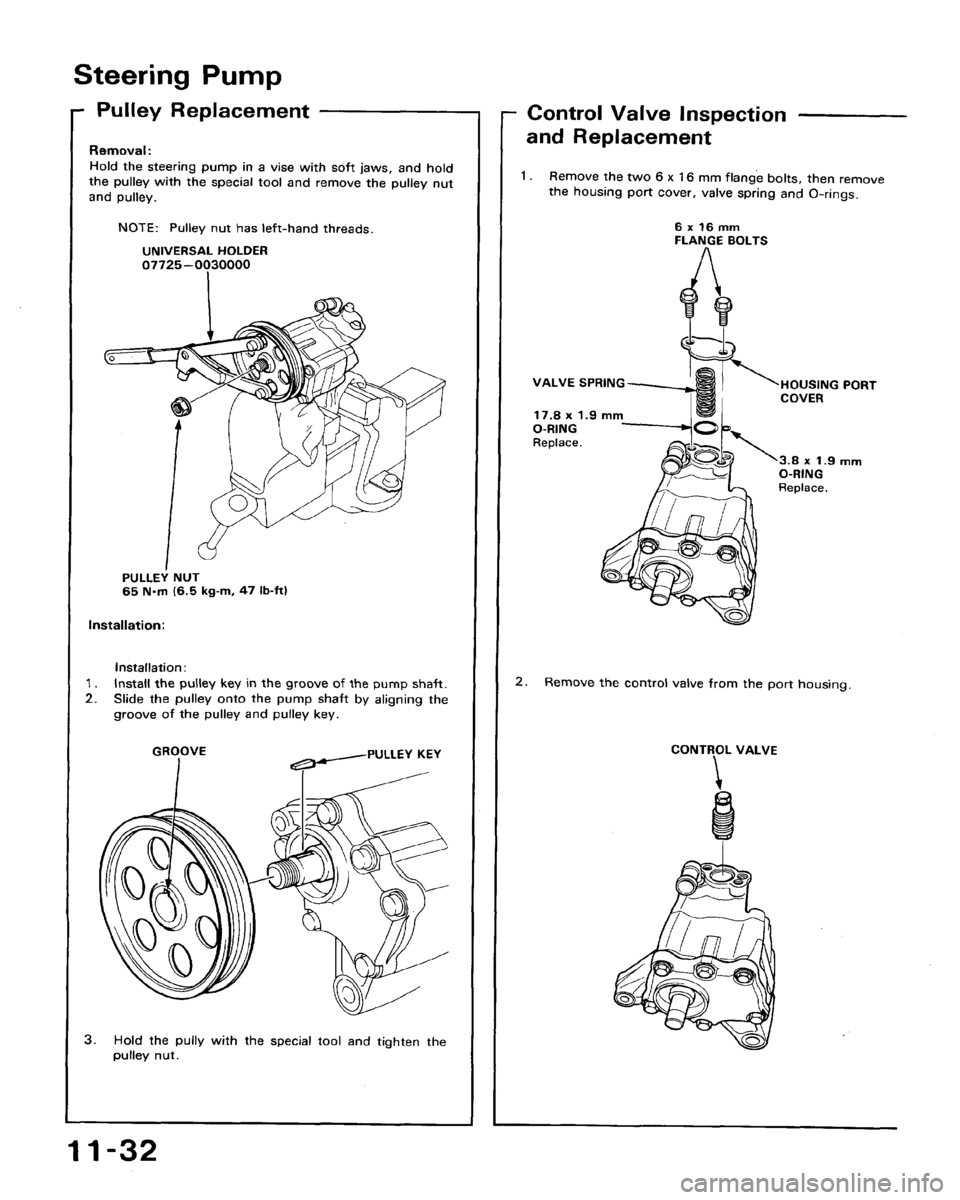 HONDA ACCORD 1992 CB / 4.G Workshop Manual 