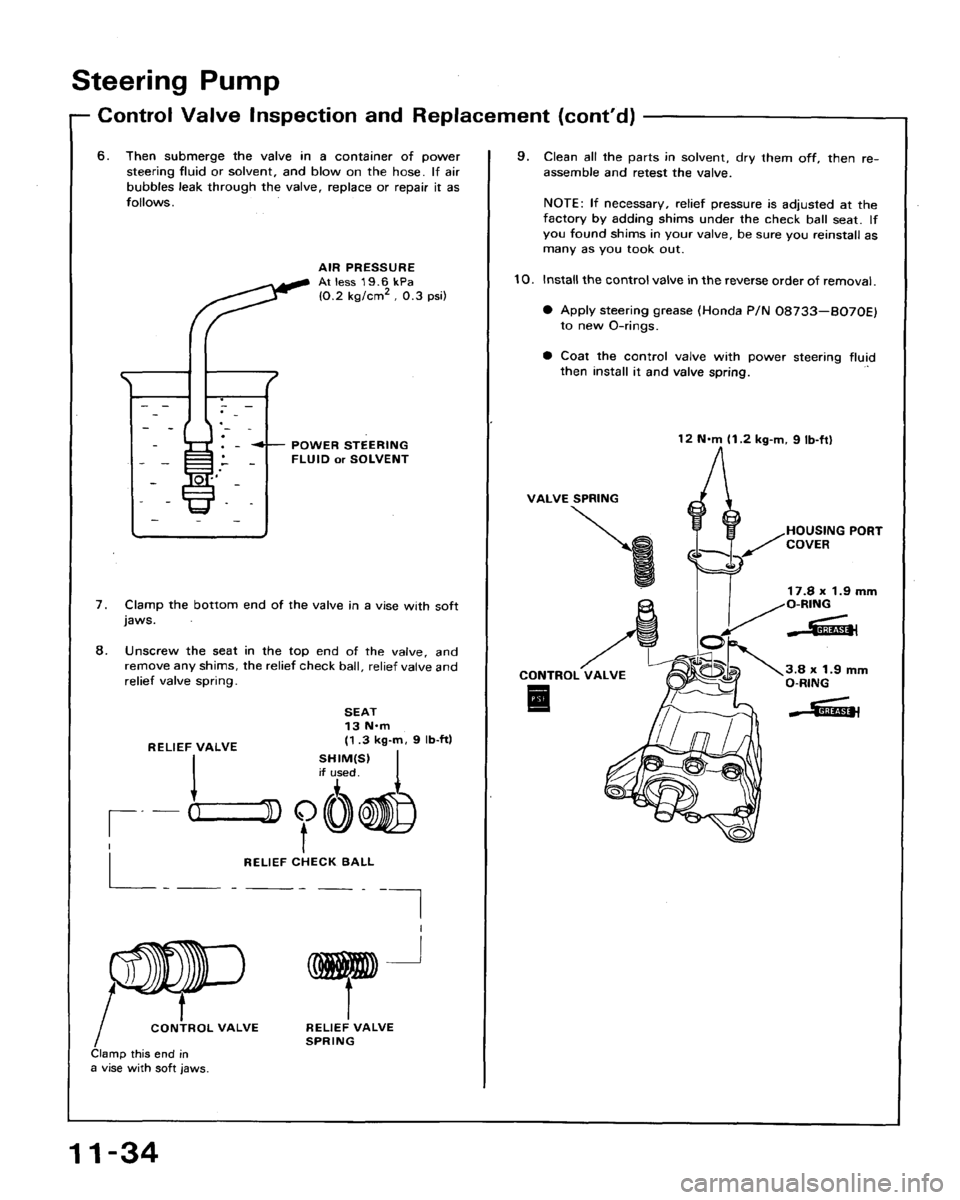 HONDA ACCORD 1992 CB / 4.G Workshop Manual 