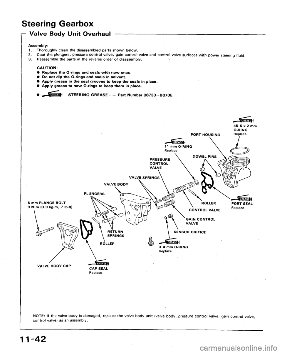 HONDA ACCORD 1992 CB / 4.G Workshop Manual 