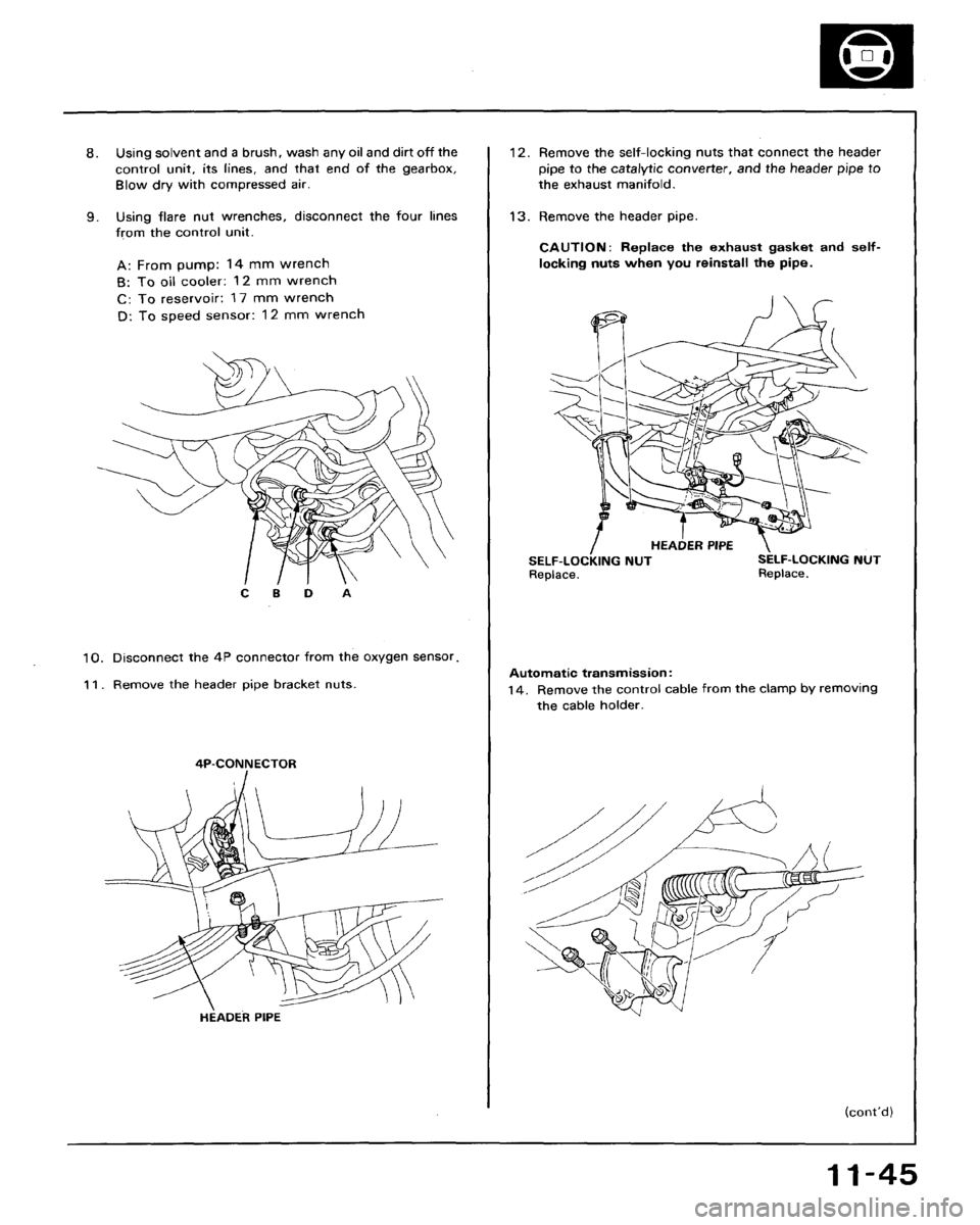 HONDA ACCORD 1992 CB / 4.G Workshop Manual 