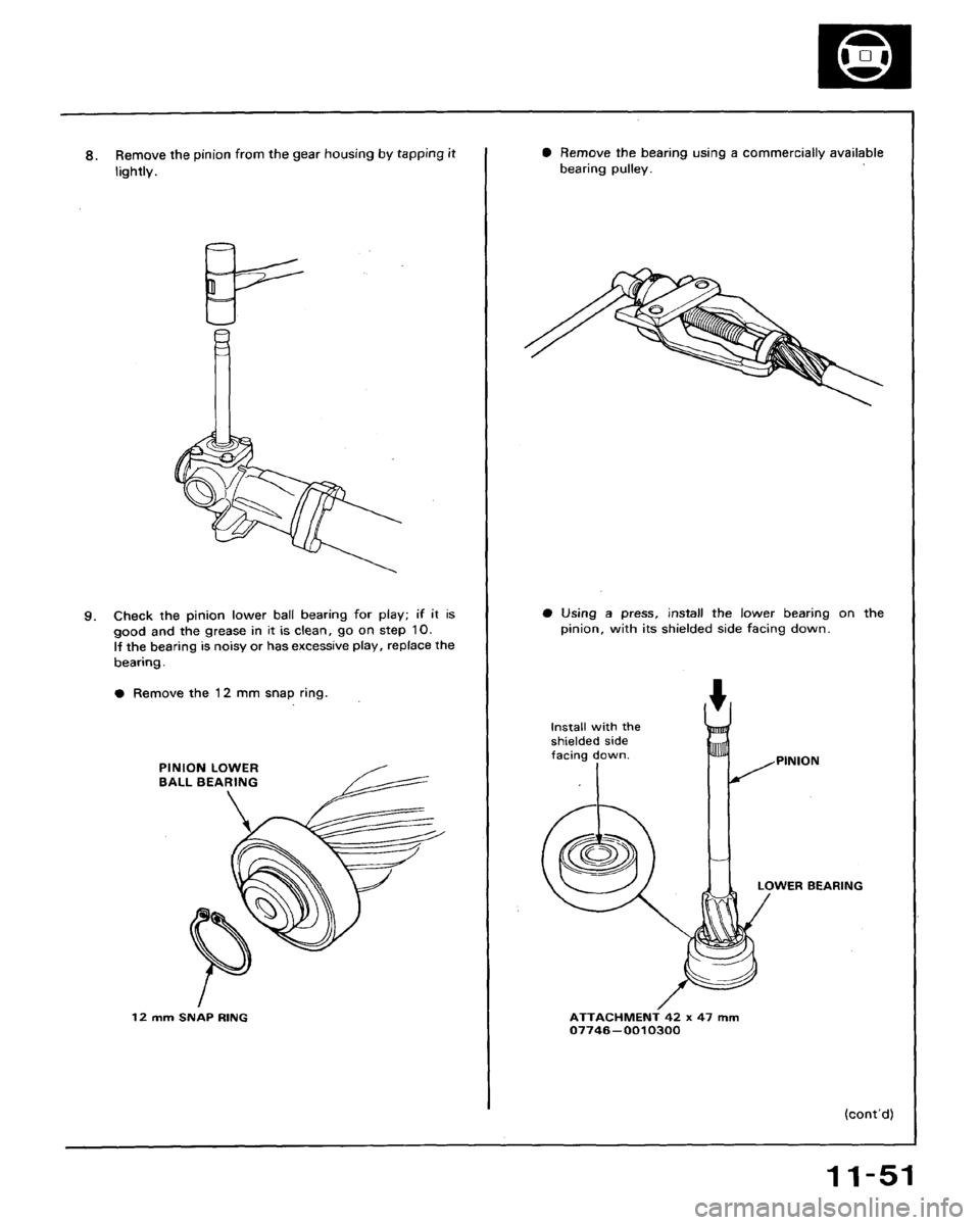 HONDA ACCORD 1992 CB / 4.G Workshop Manual 