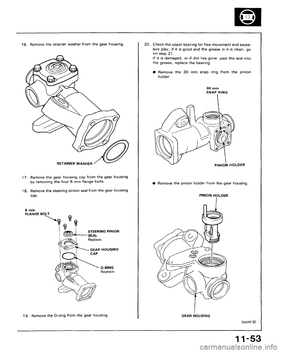 HONDA ACCORD 1992 CB / 4.G Workshop Manual 
