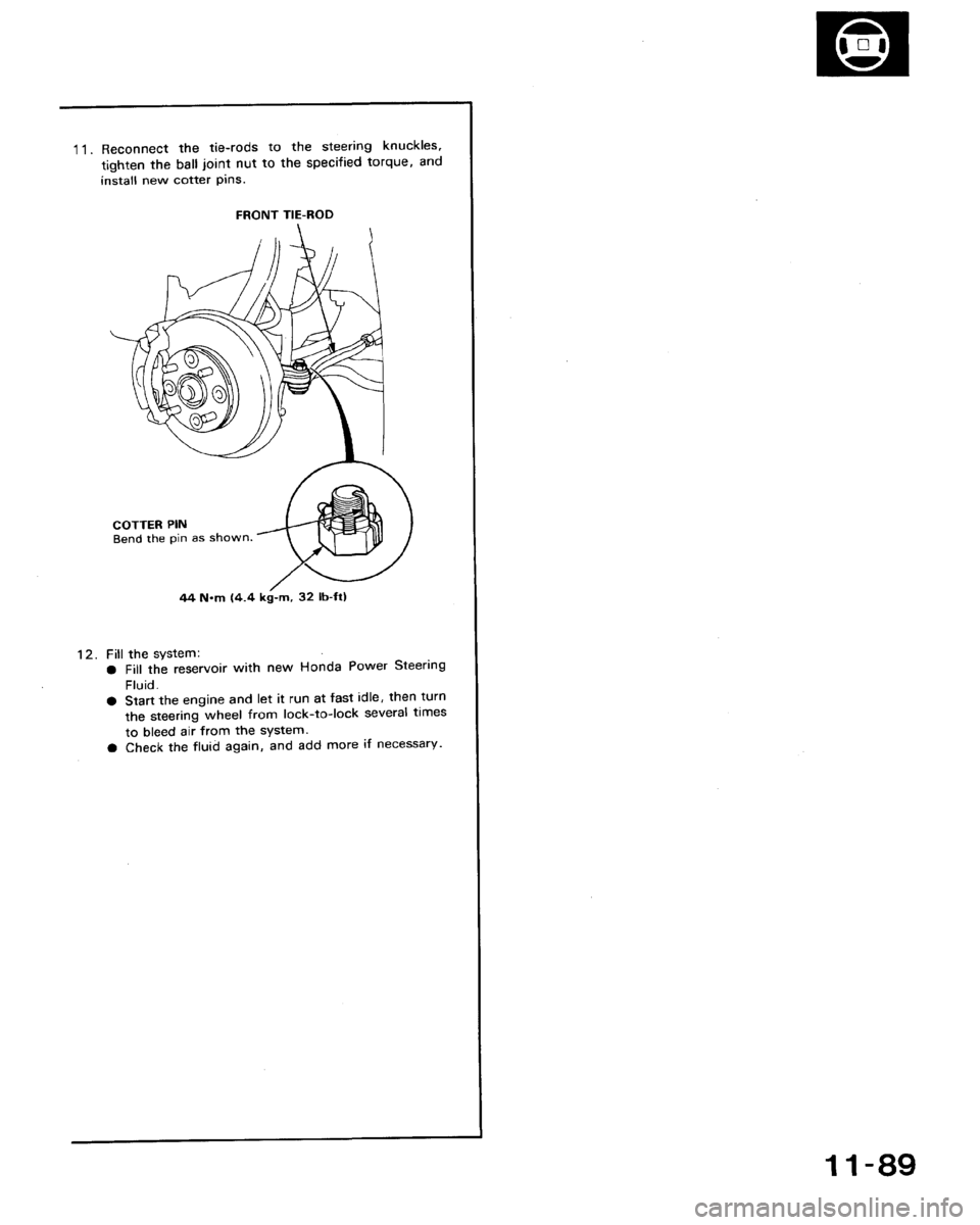 HONDA ACCORD 1992 CB / 4.G Workshop Manual 