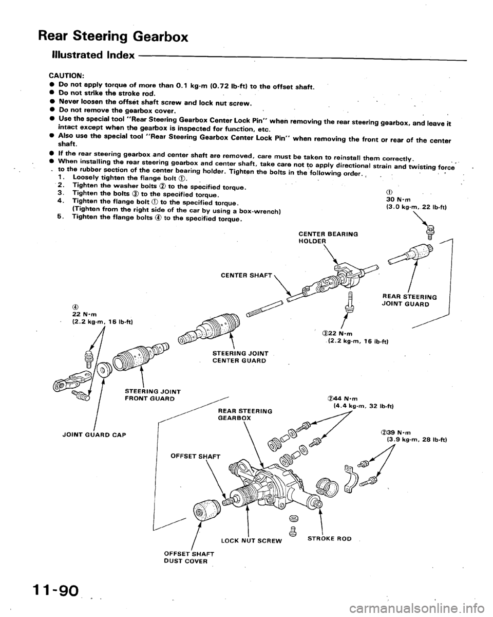 HONDA ACCORD 1992 CB / 4.G Workshop Manual 