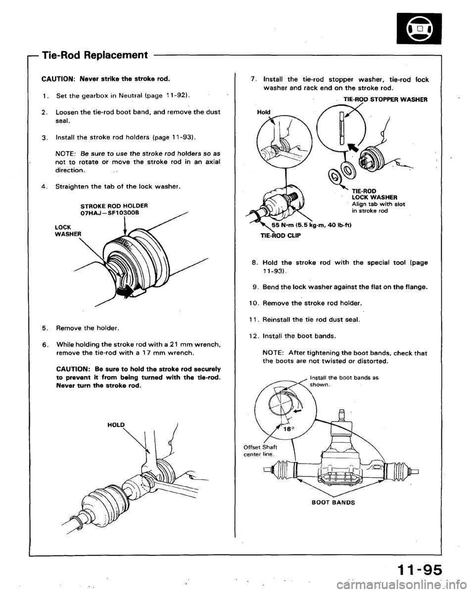 HONDA ACCORD 1992 CB / 4.G Workshop Manual 