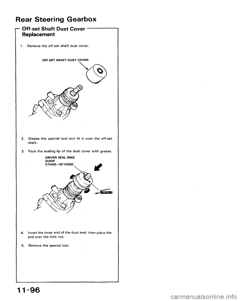 HONDA ACCORD 1992 CB / 4.G Workshop Manual 