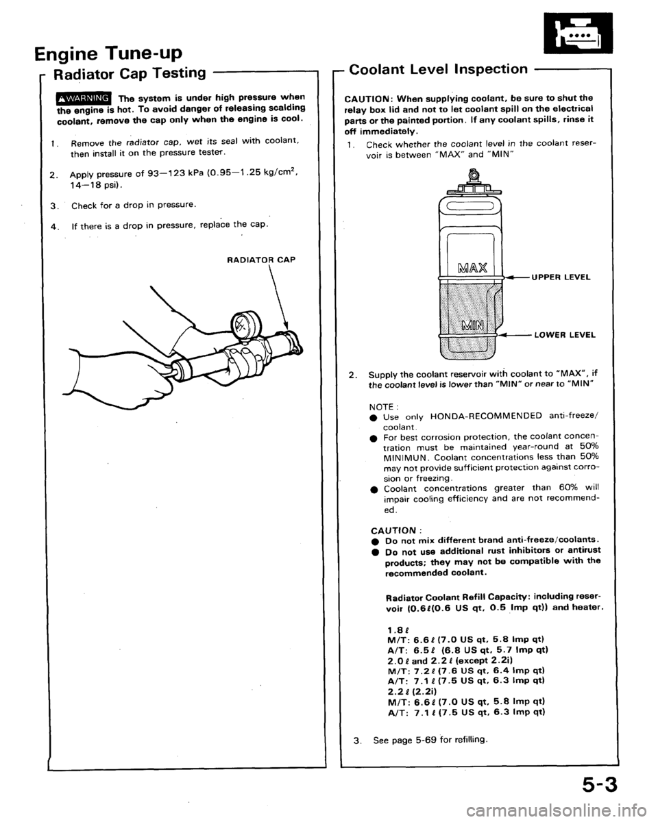 HONDA ACCORD 1992 CB / 4.G Workshop Manual 