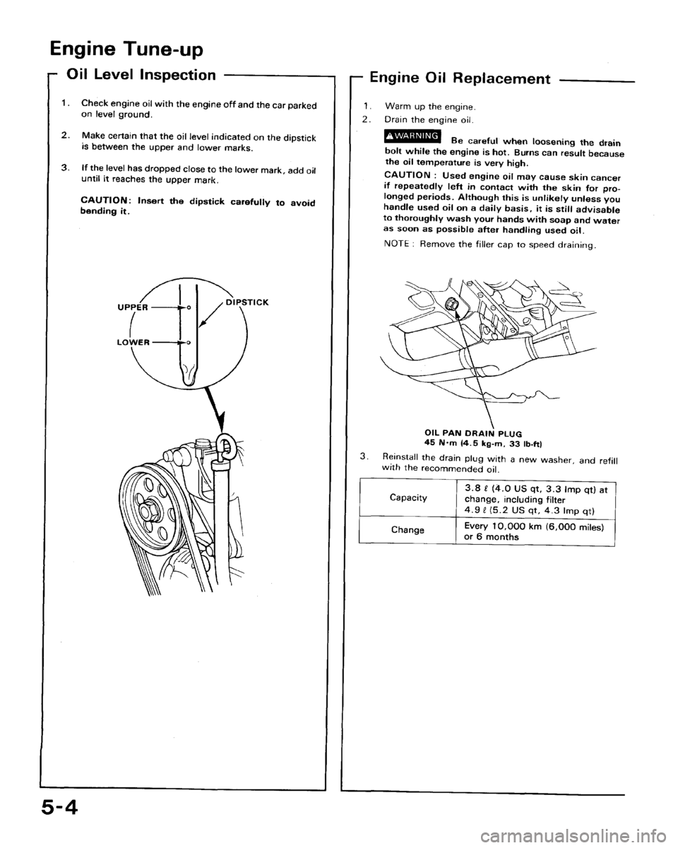 HONDA ACCORD 1992 CB / 4.G Workshop Manual 