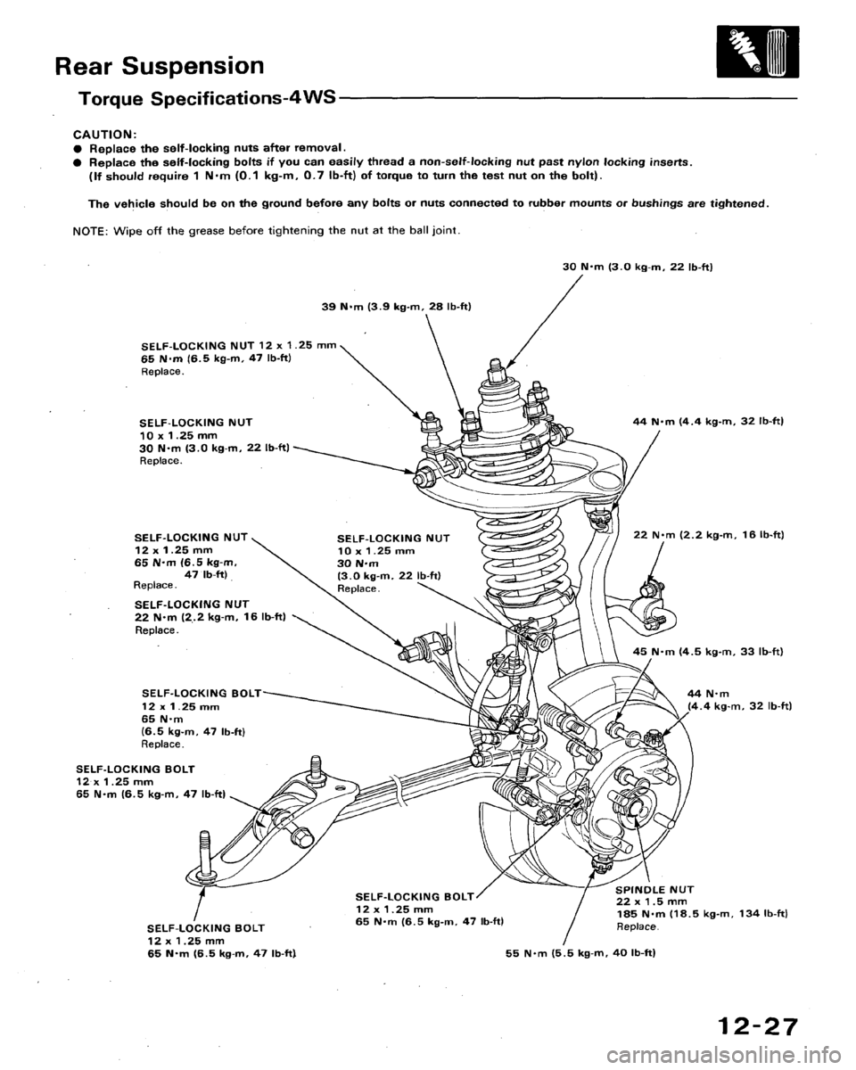 HONDA ACCORD 1992 CB / 4.G Workshop Manual 
