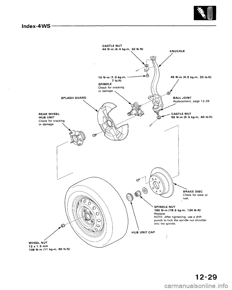 HONDA ACCORD 1992 CB / 4.G Workshop Manual 