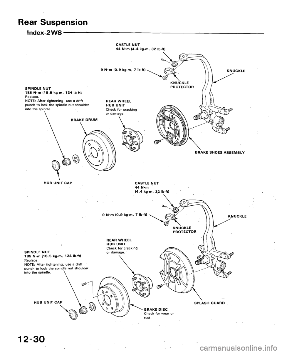 HONDA ACCORD 1992 CB / 4.G Workshop Manual 