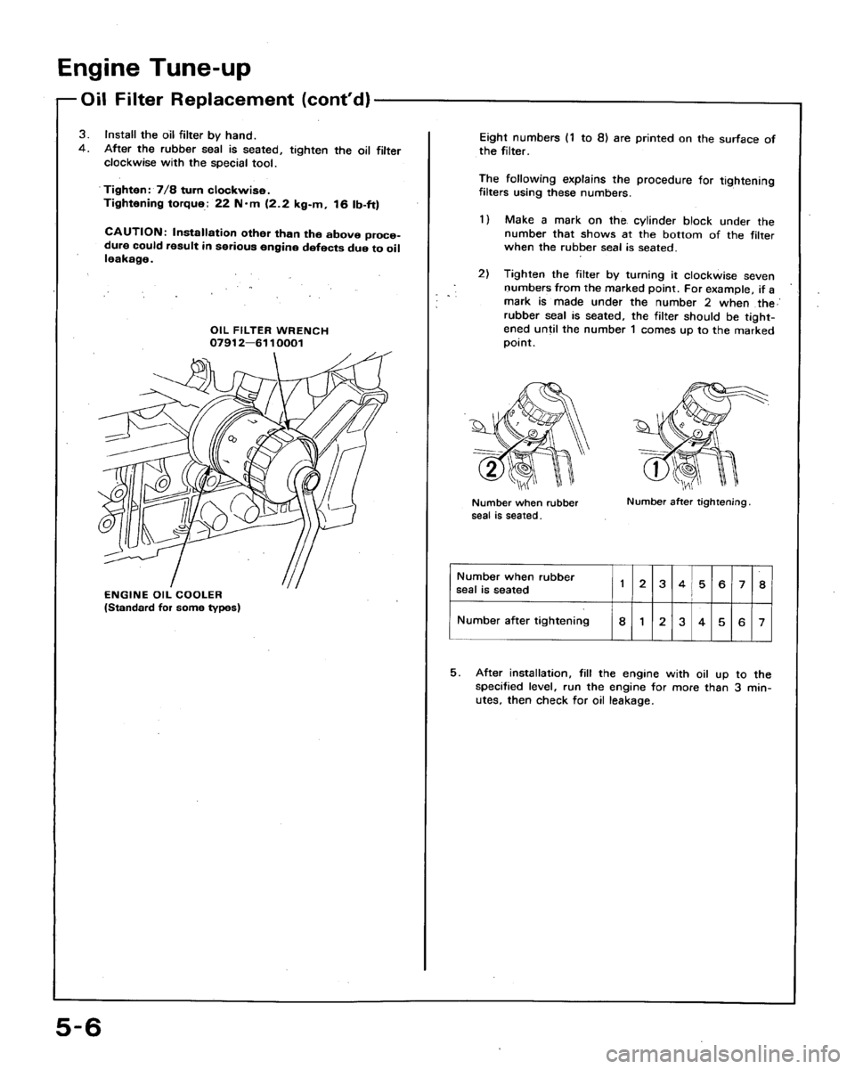 HONDA ACCORD 1992 CB / 4.G Workshop Manual 