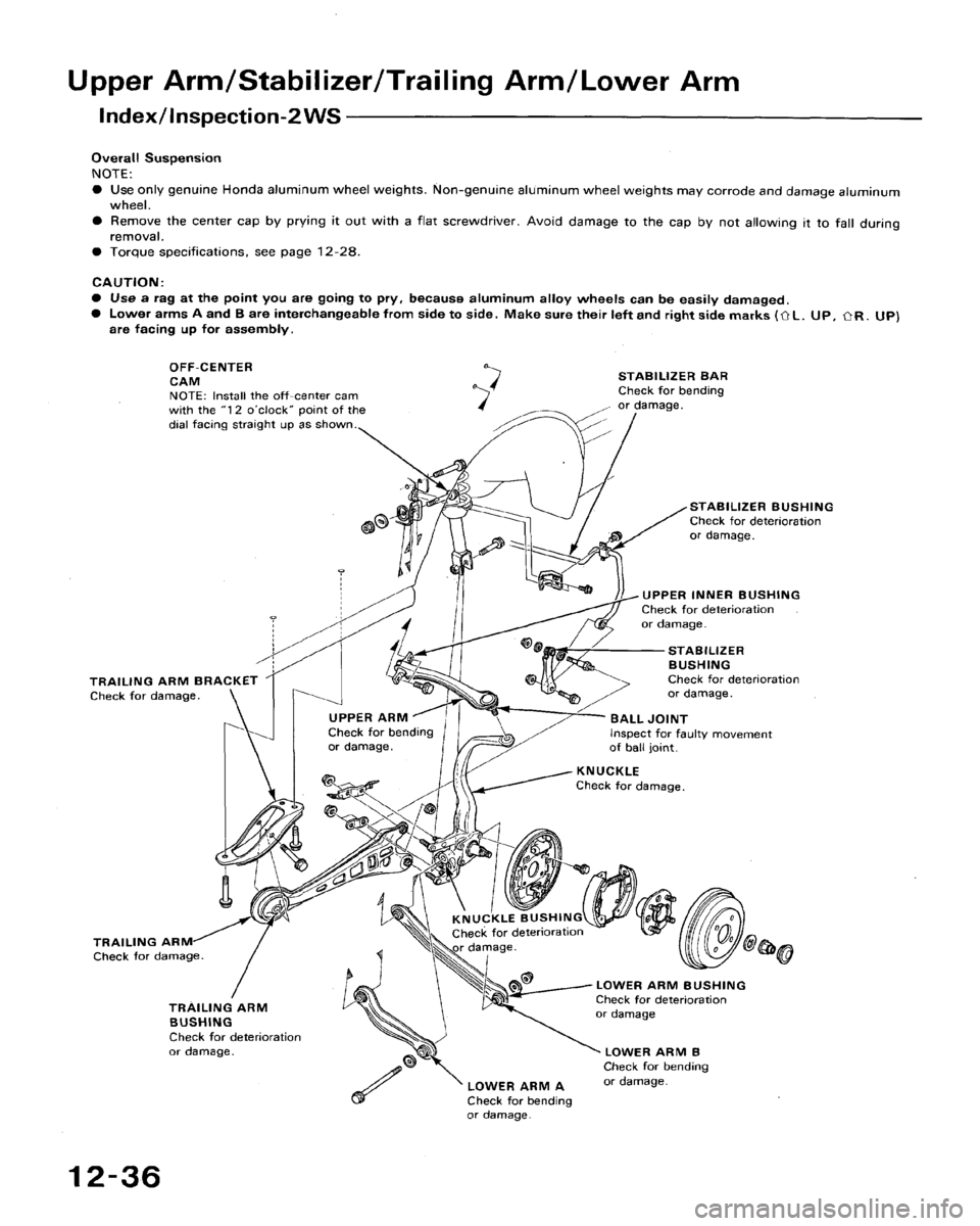 HONDA ACCORD 1992 CB / 4.G Workshop Manual 