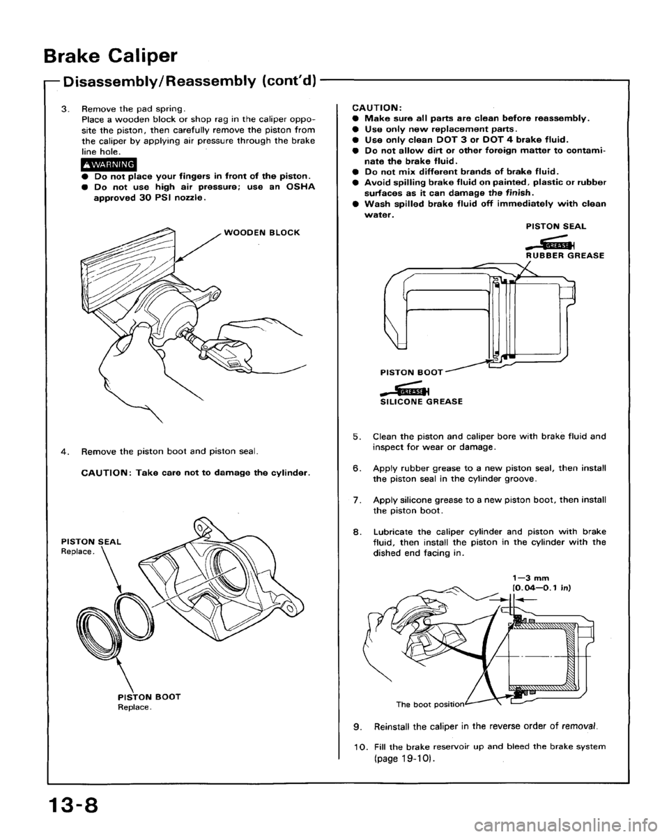 HONDA ACCORD 1992 CB / 4.G Workshop Manual 