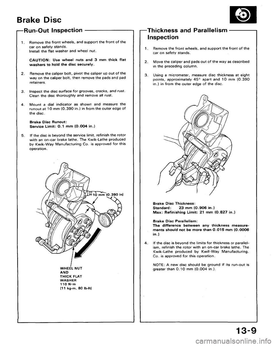 HONDA ACCORD 1992 CB / 4.G Workshop Manual 