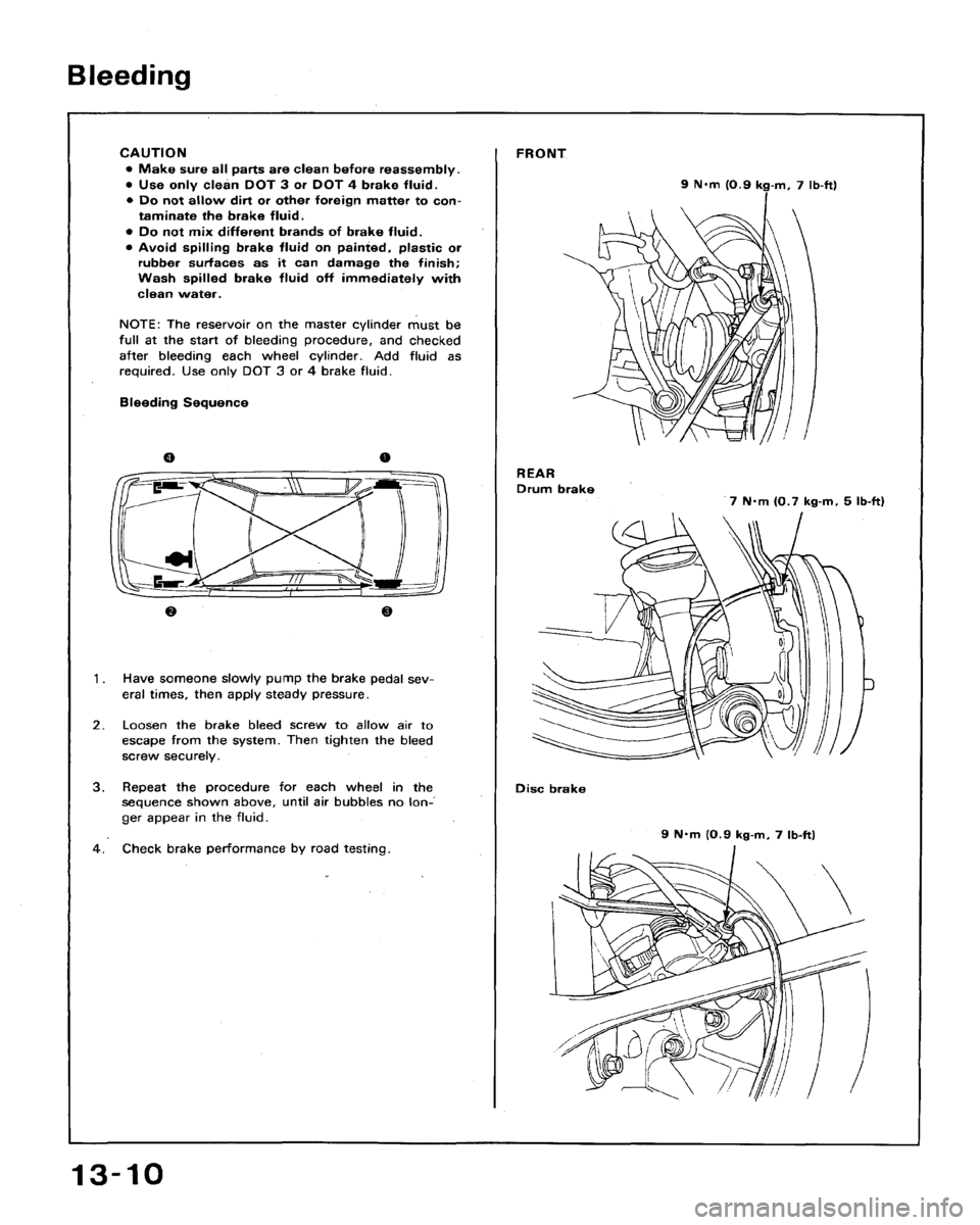 HONDA ACCORD 1992 CB / 4.G Workshop Manual 