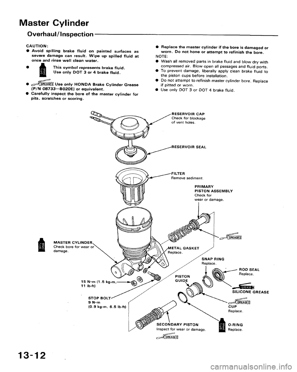 HONDA ACCORD 1992 CB / 4.G Workshop Manual 