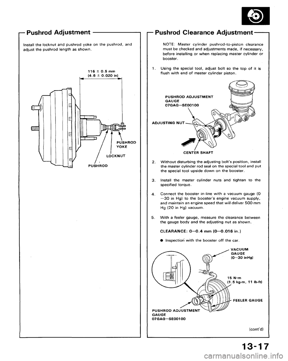 HONDA ACCORD 1992 CB / 4.G Workshop Manual 