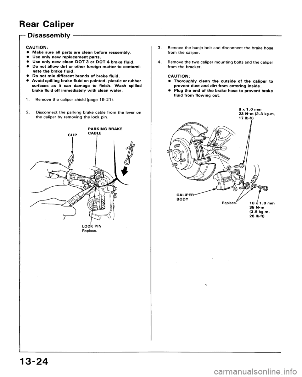 HONDA ACCORD 1992 CB / 4.G Workshop Manual 