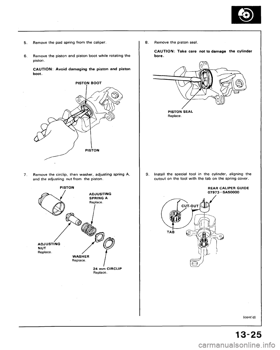 HONDA ACCORD 1992 CB / 4.G Workshop Manual 
