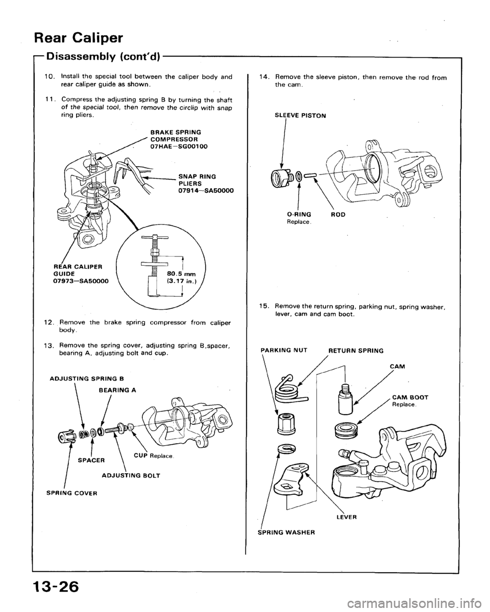 HONDA ACCORD 1992 CB / 4.G Workshop Manual 