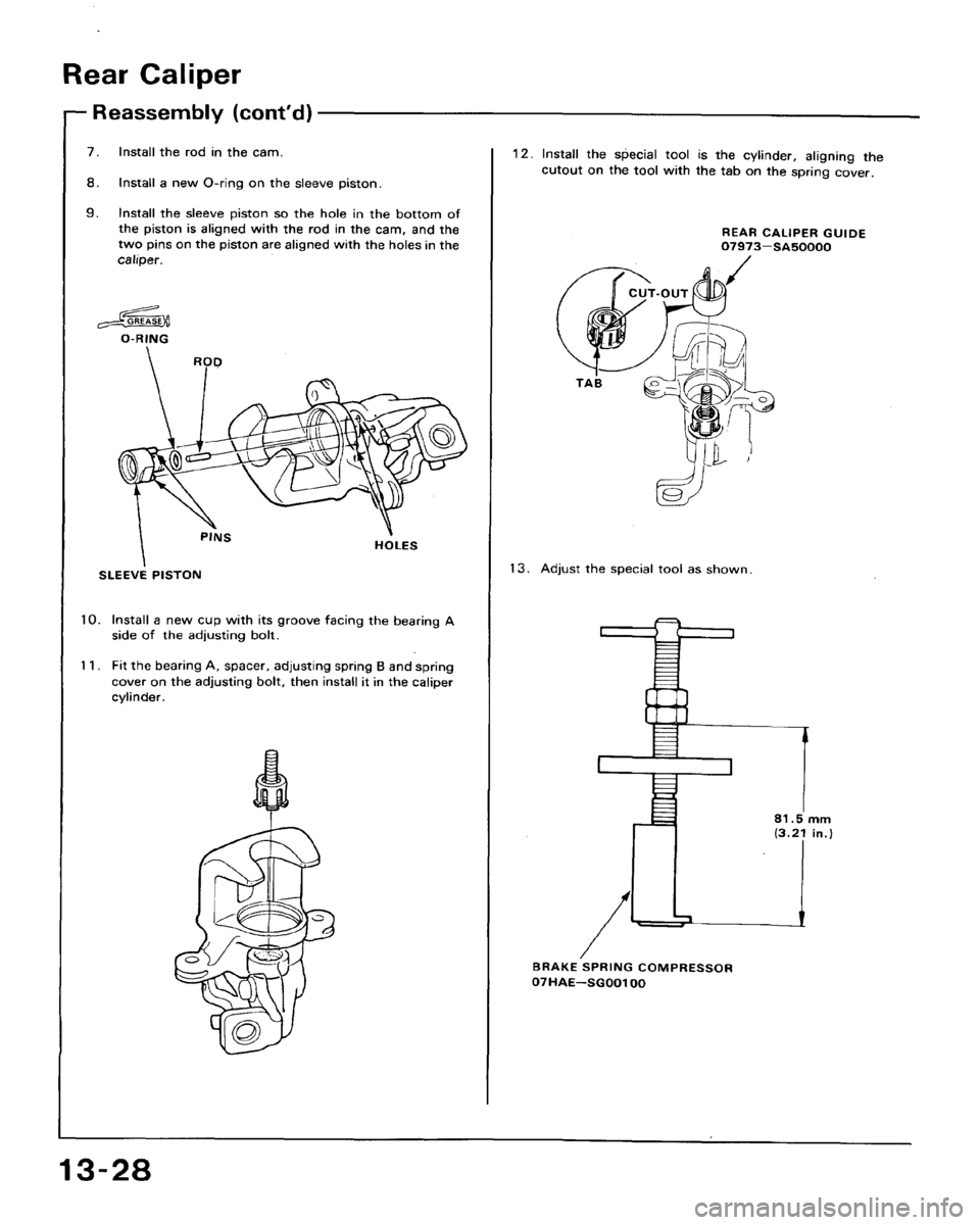 HONDA ACCORD 1992 CB / 4.G Workshop Manual 