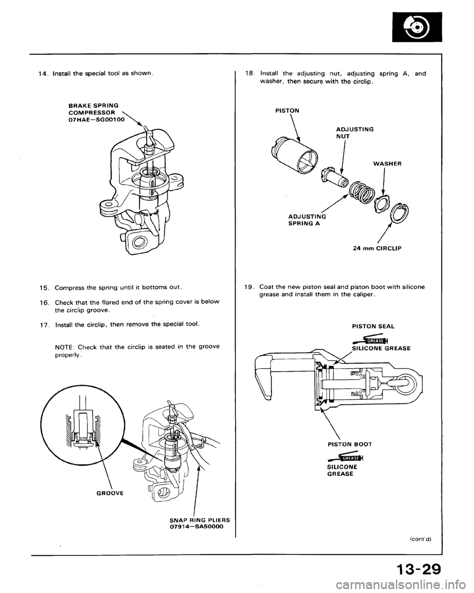 HONDA ACCORD 1992 CB / 4.G Workshop Manual 
