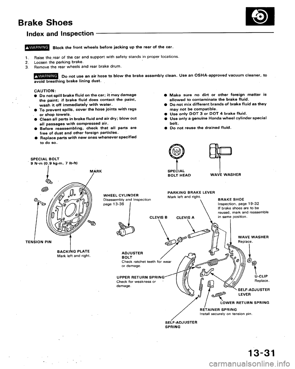 HONDA ACCORD 1992 CB / 4.G Workshop Manual 