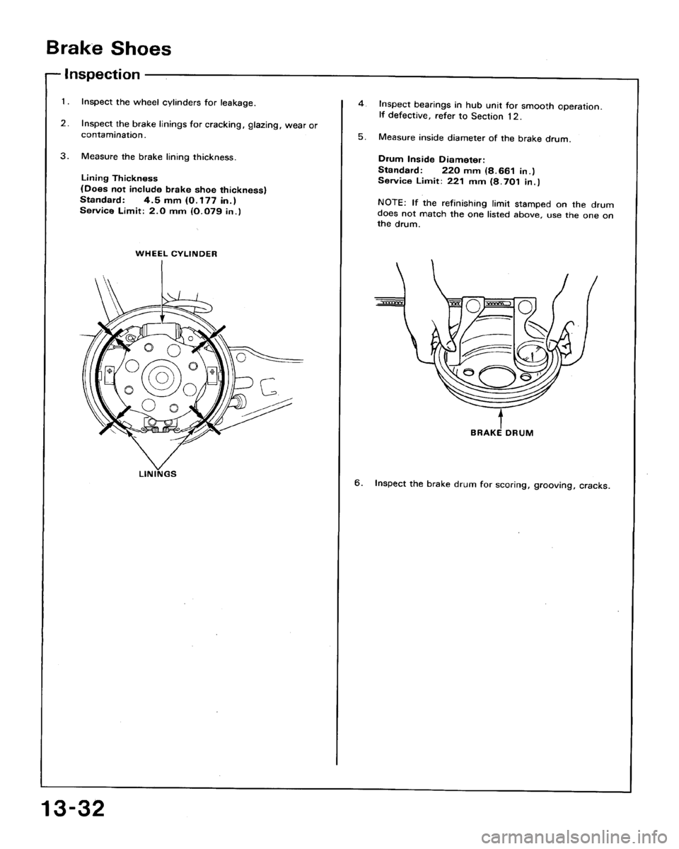 HONDA ACCORD 1992 CB / 4.G Workshop Manual 