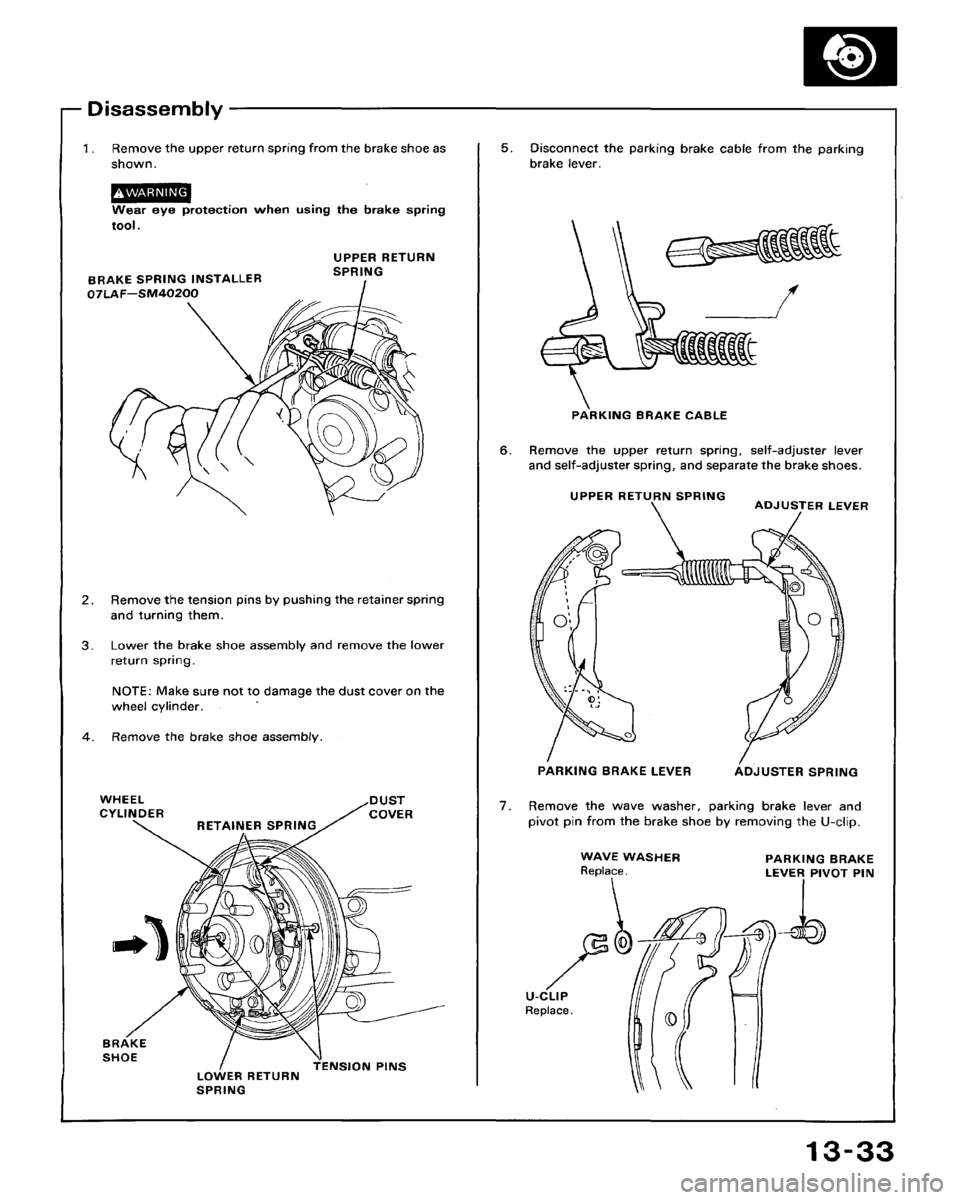 HONDA ACCORD 1992 CB / 4.G Workshop Manual 