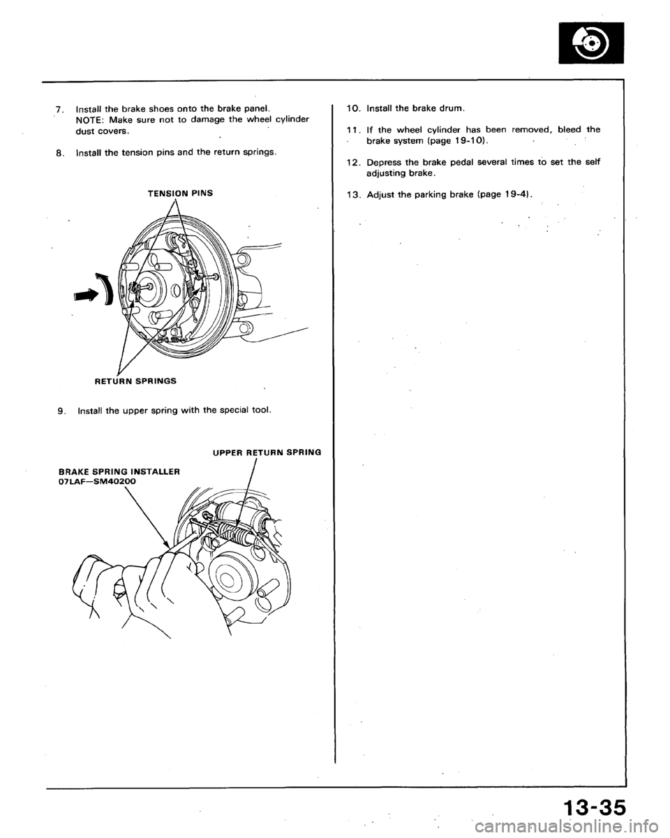 HONDA ACCORD 1992 CB / 4.G Workshop Manual 